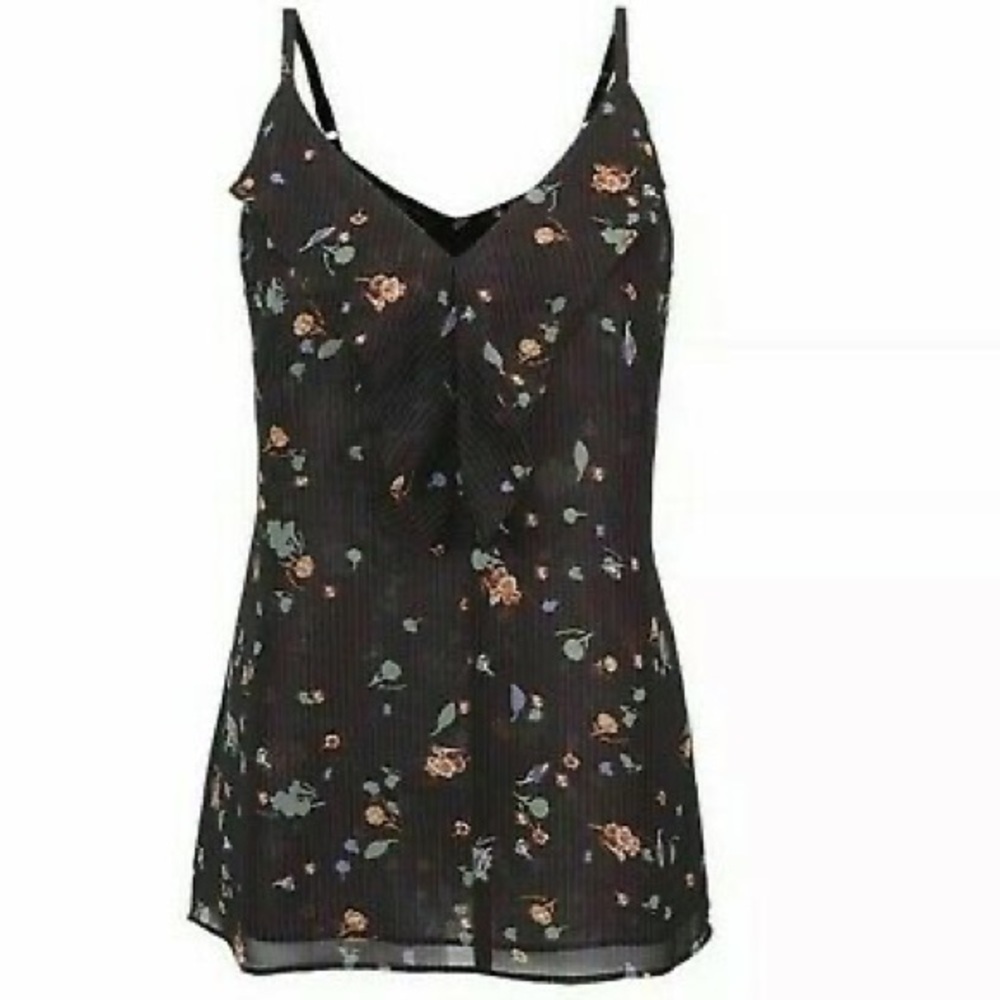 CAbi #3607 Pinstripe Floral Cami medium - Picture 10 of 11
